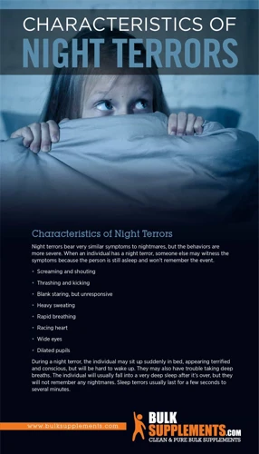 Treatment Of Night Terrors