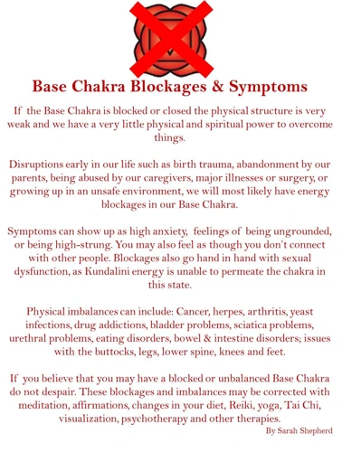 Warning Signs Of An Imbalanced Or Blocked Root Chakra