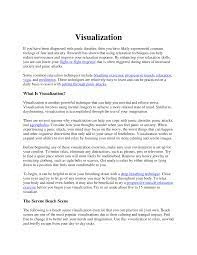 When And How Often To Practice Visualization Exercises