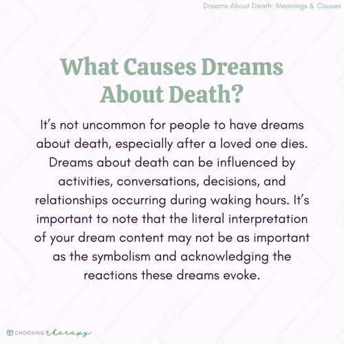 Interpreting Specific Suicide Dream Scenarios