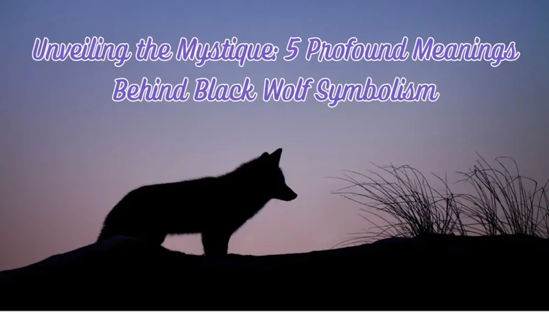 Interpreting The Symbolism Of Black Wolves