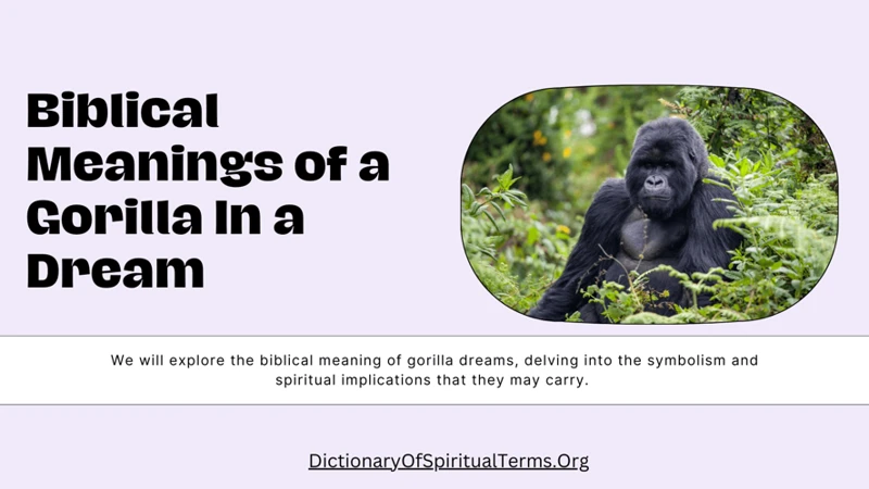 The Symbolic Meanings Of Gorillas In Dreams