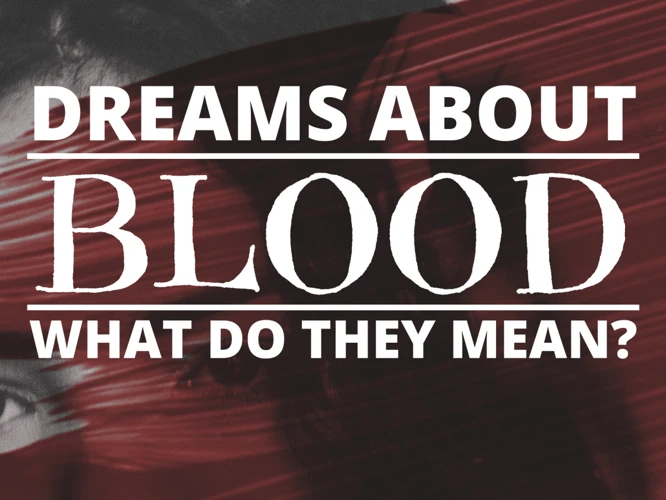 What Does Bleeding From The Private Area In Dreams Signify?